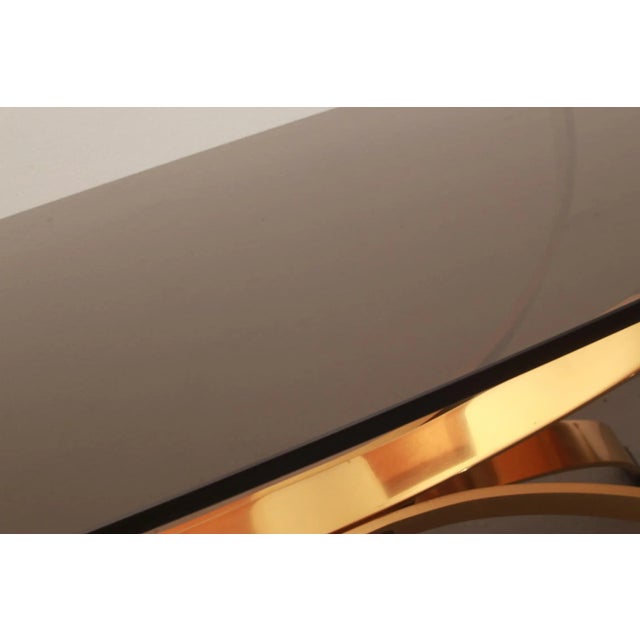 1970s Vintage Coffee Table in Smoke Glass by Maria Pergay, 1975 For Sale - Image 5 of 10