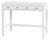 Nora 40 in. W Rectangular Wood 2 Drawer Writing Desk, White For Sale