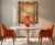 13 3/4 In. Tall Vintage Bulbous Scalloped Rim Cased White Orange Art Glass Vase For Sale - Image 11 of 15