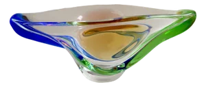 Artglass Bowl by Frantisek Zemek for Mstisov, 1960s