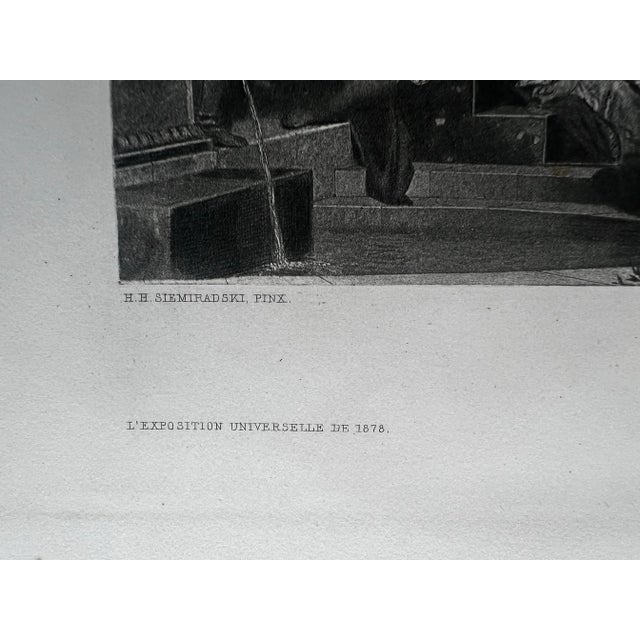 Late 19th Century 19th Century Print by Henryk Siemiradski Titled “The Living Torches of Nero” For Sale - Image 5 of 8