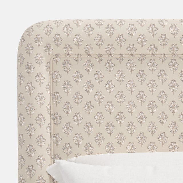 Textile Stoffer Home x Cloth & Company Marisa Platform Bed in Francie Cream - California King For Sale - Image 7 of 7
