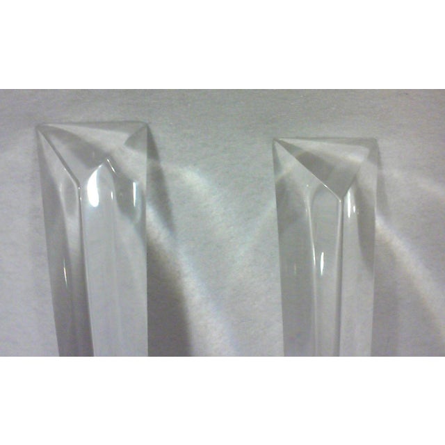Vintage Hollywood Regency Lucite Salad Bowl Set of 3 Springer Style Hollywood Regency For Sale - Image 4 of 5