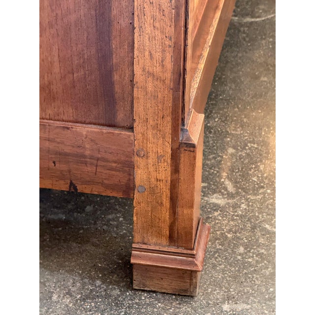 Early 20th Century French Walnut Enfilade With Three Drawers Over Three Doors For Sale - Image 12 of 12