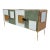 1980s Sideboard with Multicolored Glass Doors, 1980s For Sale - Image 5 of 8