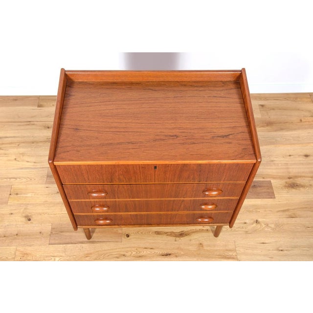 Brown Mid-Century Danish Teak Dressing Table, 1960s For Sale - Image 8 of 18