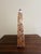 A stunning neoclassical or Grand Tour style solid marble onyx green & brown obelisk Measures: 3"W x 3"D x 13.75"H. Very...