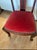 Traditional Antique Federal Style Mahogany Side Chair With Red Velvet For Sale - Image 3 of 9