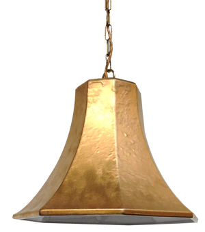 Ceramic and Gold-Colored Brass Ceiling Lamp, 1960s