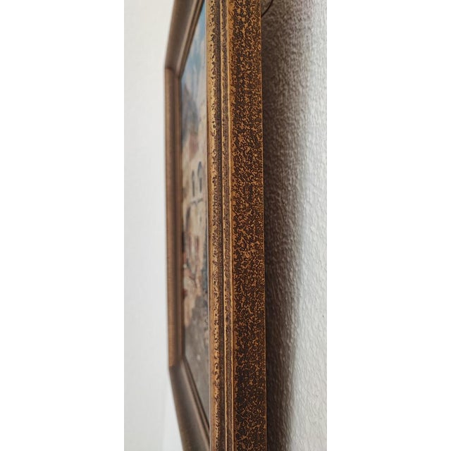 Ezelino Briante, Vicolo Di Capri, Oil on Canvas, 1960s, Framed For Sale - Image 9 of 11