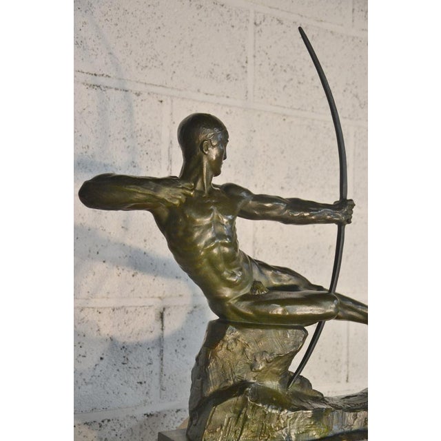Victor Demanet, Art Deco Archer, 1920s, Bronze For Sale - Image 6 of 15