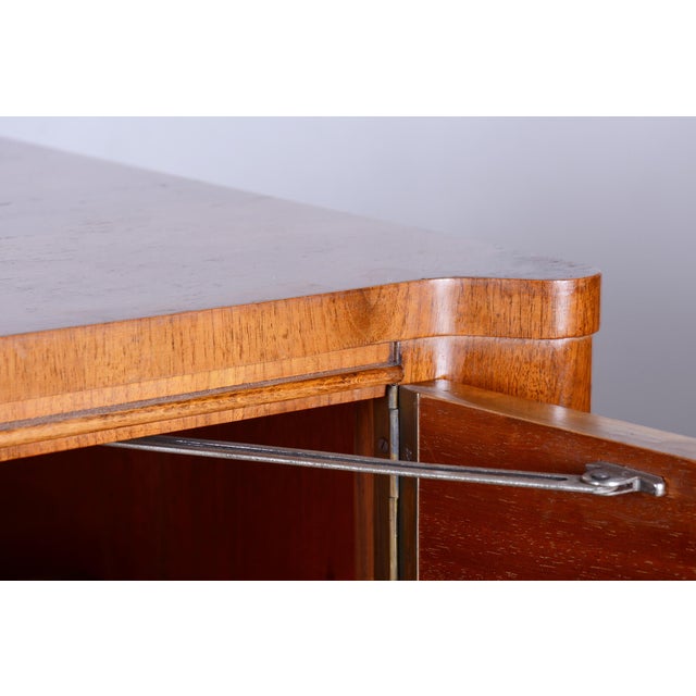 Art Deco Maple Wardrobe by J. Halabala for Up Zavody, Czech, 1930s For Sale - Image 9 of 16