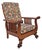 Antique Arts & Crafts Tiger Oak Morris Recliner Chair With Push Button Mechanism c.1900 For Sale - Image 12 of 18