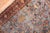 Early 20th Century Blue Square Sarouk Farahan Small Rug - 3'11" x 4'3" For Sale - Image 9 of 9
