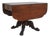 American 19th Century Mahogany Empire Style Drop-Leaf Table For Sale