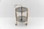Mid-Century Modern Regency Style Serving Trolley in Smoked Glass and Wood, 1960s For Sale - Image 12 of 12