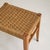 French Wood + Rope Armchair with Ottoman, 1950s For Sale - Image 10 of 10