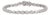 Luxury Open Work Round Cut Diamond Tennis Bracelet for Women - New Year Gift For Sale