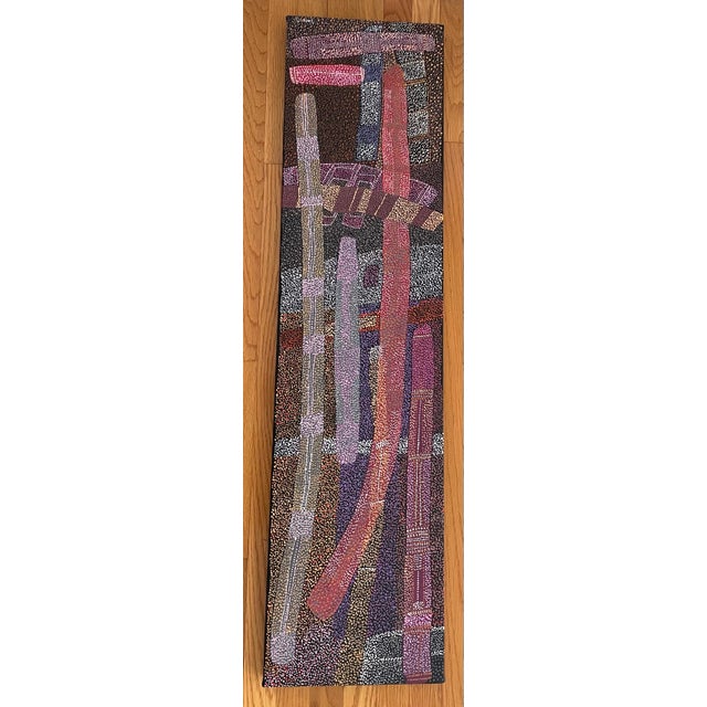 Authentic Aboriginal Art Purchased in Alice Springs, NT, Australia in 2011 "Kanbi" (Didgeridoos) by Helen McCarthy...