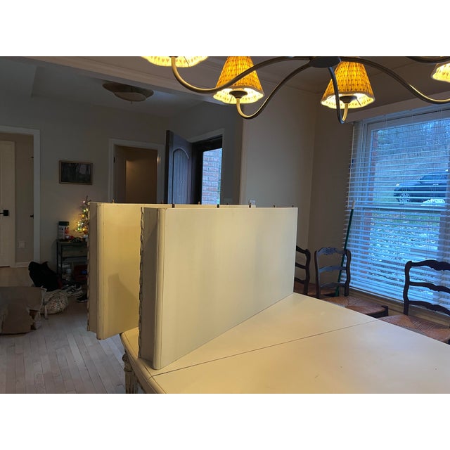 20th Century Louis XVI Style Dining Table With Leaves For Sale - Image 4 of 6