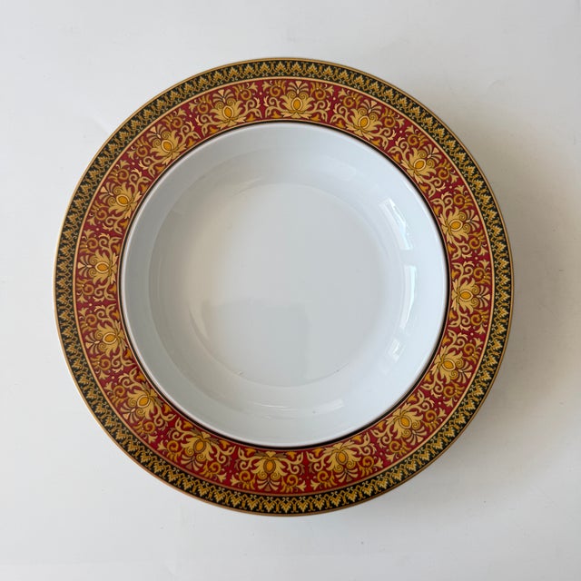 Rosenthal Medusa Rim Soup Plate by Versace for Rosenthal, 1990s For Sale - Image 4 of 6