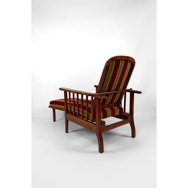 Arts & Crafts Morris Lounge Chair, United Kingdom, 1900s For Sale - Image 5 of 15
