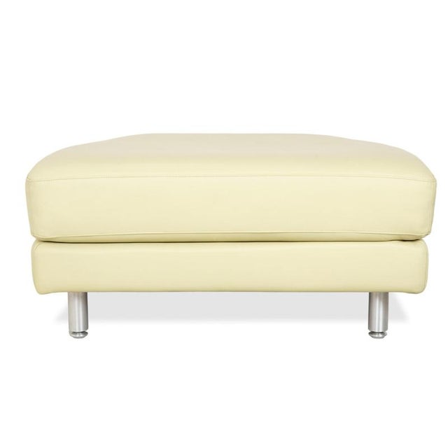 Model 3000 Ottoman in Leather from Rolf Benz For Sale - Image 9 of 11