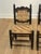 4 Vintage Mexican Wood & Woven Rush Seat Chairs For Sale In Phoenix - Image 6 of 10