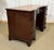 English Mahogany Desk with Drawers and Leather Top, 1950s For Sale - Image 6 of 16
