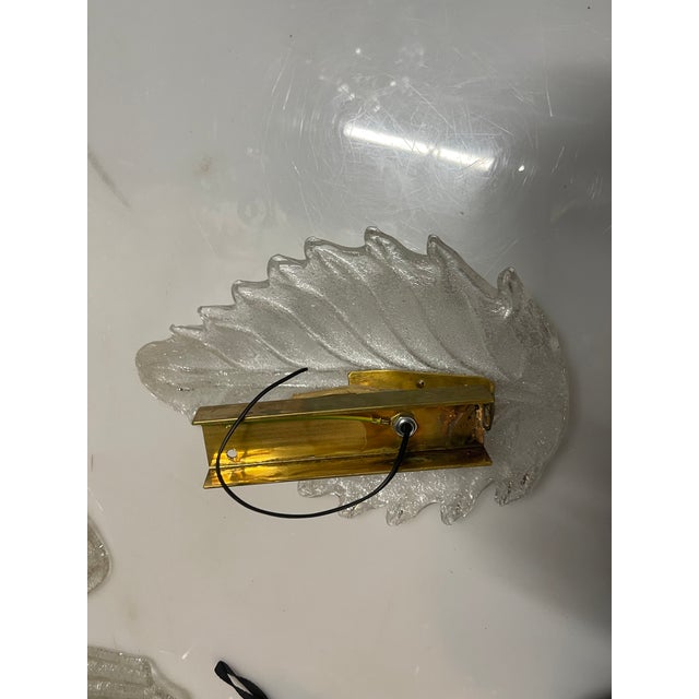 Murano Glass Sconces, 1970s, Set of 2 For Sale - Image 6 of 10