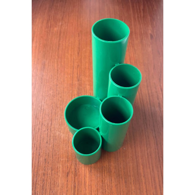 Space Age German Green Desk Utensilo For Sale - Image 3 of 17
