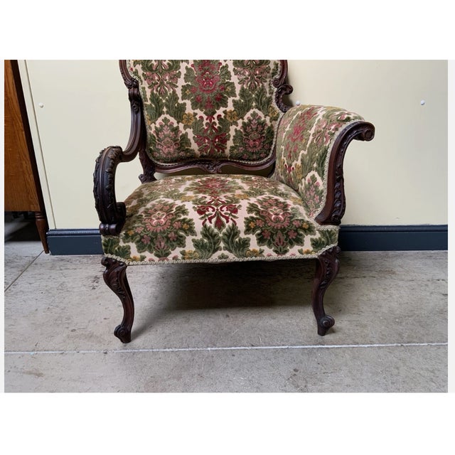 Antique Louis XV Armchair, 1890 For Sale - Image 3 of 13