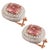 Natural diamond 1.68cts & pink tourmaline3.85cts earring in 18k gold For Sale - Image 11 of 18