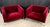 Stendig Mid-Century Modern Cube Lounge Chairs in Burgundy Mohair Velvet and Chrome, Robert Hausmann for De Sede Style - A Pair For Sale - Image 12 of 16