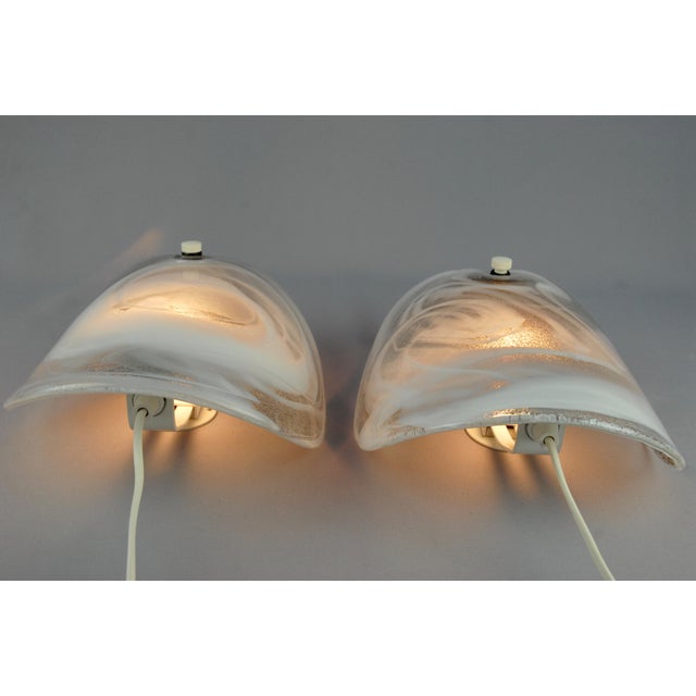 Glass Sconces by Per Lutken for Holmegaard, 1972, Set of 2 For Sale - Image 6 of 10