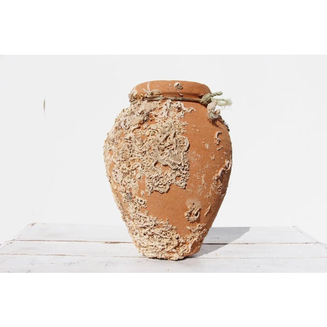 19th Century Antique Terracotta Octopus Trap, Octopus Terracotta Undersea Pot An hand made terracotta pot originally...