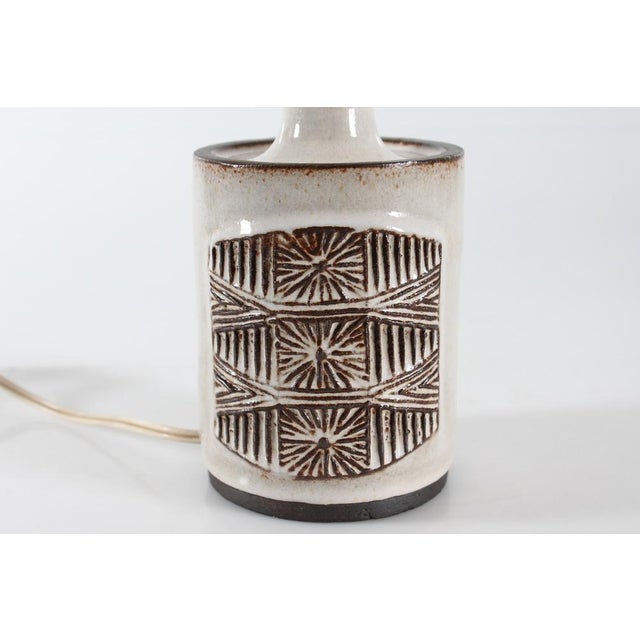 Mid-Century Modern Danish Modern Ceramic Table Lamp, 1960s For Sale - Image 3 of 9