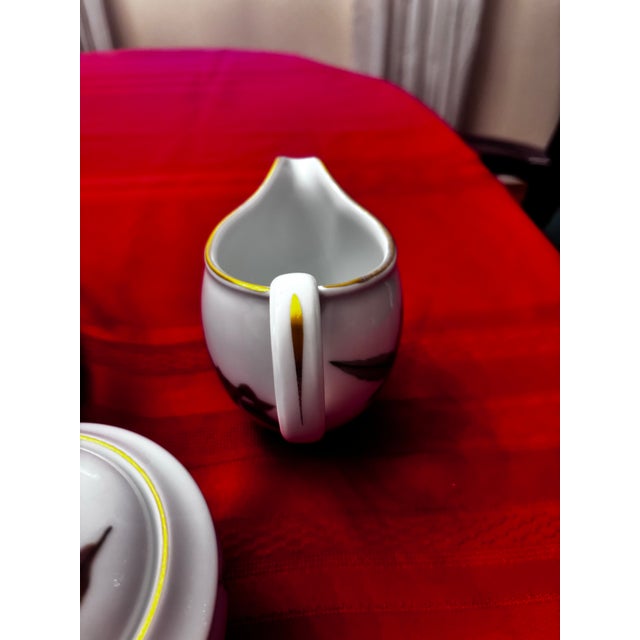 White Vintage Royal Worcester Evesham Three-Piece Coffee For Sale - Image 8 of 12