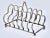 Metal Art Deco Silver-Plate English Toast Rack / Letter Rack For Sale - Image 7 of 7