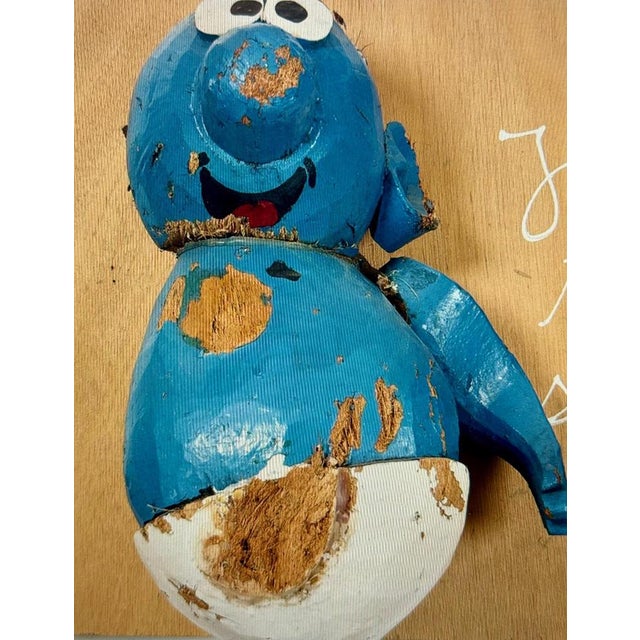 Ben vautier i suffered so much 1996 acrylic and object on wood signed and dated lower right h: 30 cm x l: 40 cm x d: 20 cm...