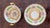 Green Antique Tressemanes & Vogt Limoges "La Cloche" Cream Soup Bowls & Saucers - Set of 12 For Sale - Image 8 of 18