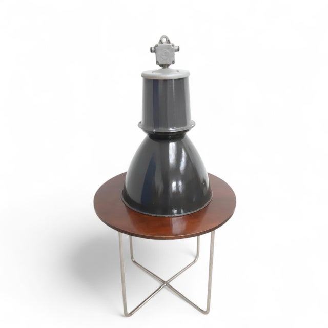 Industrial Large Vintage Industrial Pendant Lights from Elektrosvit, 1970s, Set of 2 For Sale - Image 3 of 9