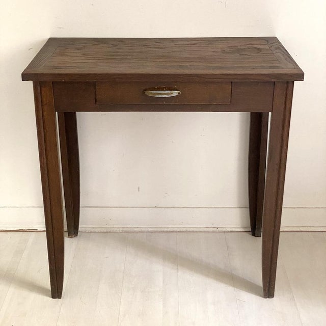 Small Vintage Desk in Wood, 1950s For Sale - Image 12 of 12