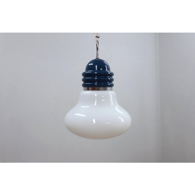 Metal Arianna Hanging Lamp attributed to Artemide, 1960s For Sale - Image 7 of 8