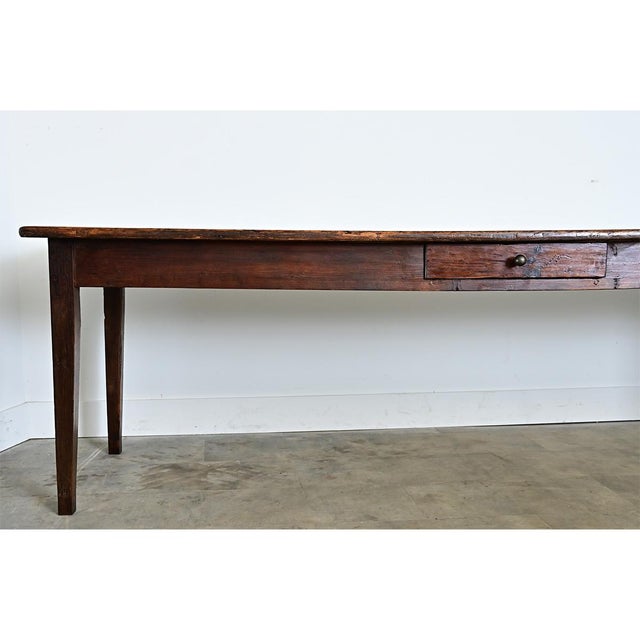French 19th Century Pine Farm Table For Sale - Image 9 of 13
