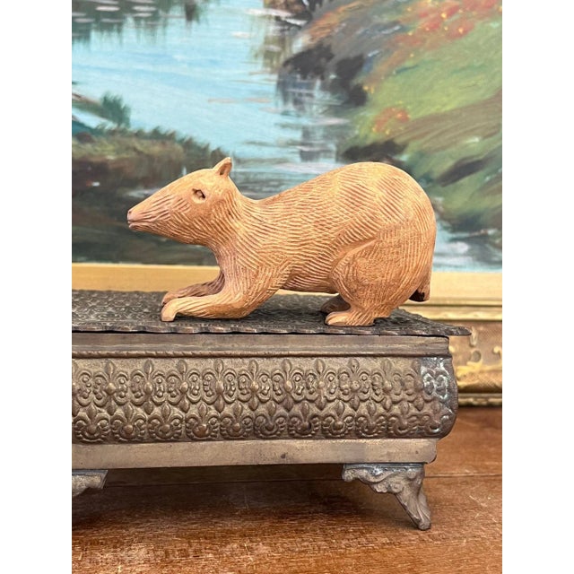 1970s Hand Carved Primitive Rat Figurine For Sale In Seattle - Image 6 of 9