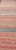 Multicolor Striped Vintage Turkish Kilim Runner With Coral Blue Tones For Sale - Image 4 of 11