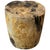 Stunning earth tones on this high quality petrified wood side table. It’s fascinating how Mother Nature produces these...
