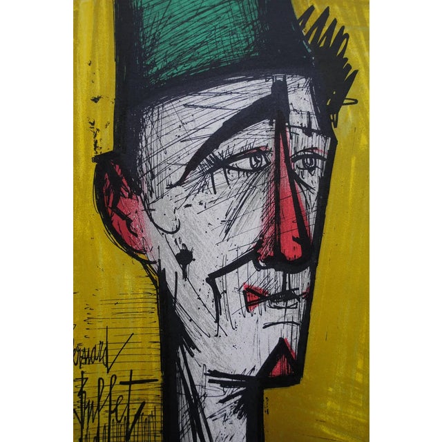 Modern Bernard Buffet, Jojo the Clown, Original Lithograph For Sale - Image 3 of 6