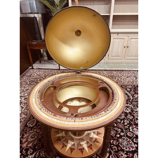Italian Zoffoli Aries Floor Globe Bar For Sale - Image 5 of 18